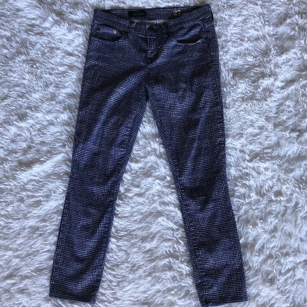 J.Crew Blue Basketweave Pants